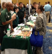 UNC Charlotte's Graduate School visits Fort Bragg.