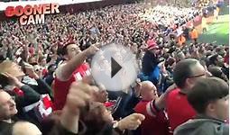 Arsenal 4 Everton 1 - Fans Go Crazy As Arsenal Head To Wembley