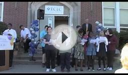 Students Sing at Chatham School Ribbon-Cutting Ceremony