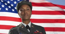 female military servicemember