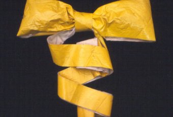 Yellow ribbon to Tie around tree