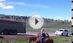 Loading Horses In Yellowstone National Park